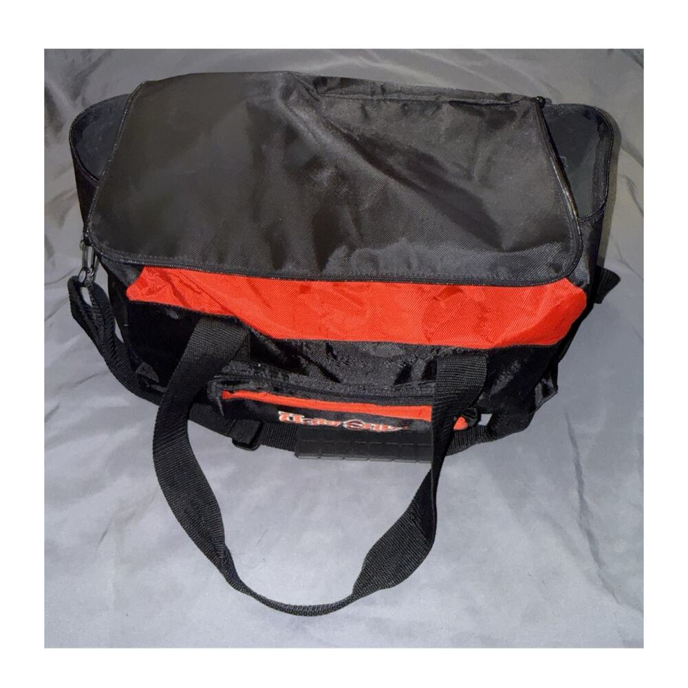 Ugly Stik Stickbagger Large Duffel Bag Black/Red Polyester Adjustable Strap